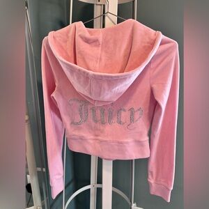 NWT Juicy Couture Blush Pink Velour Jacket